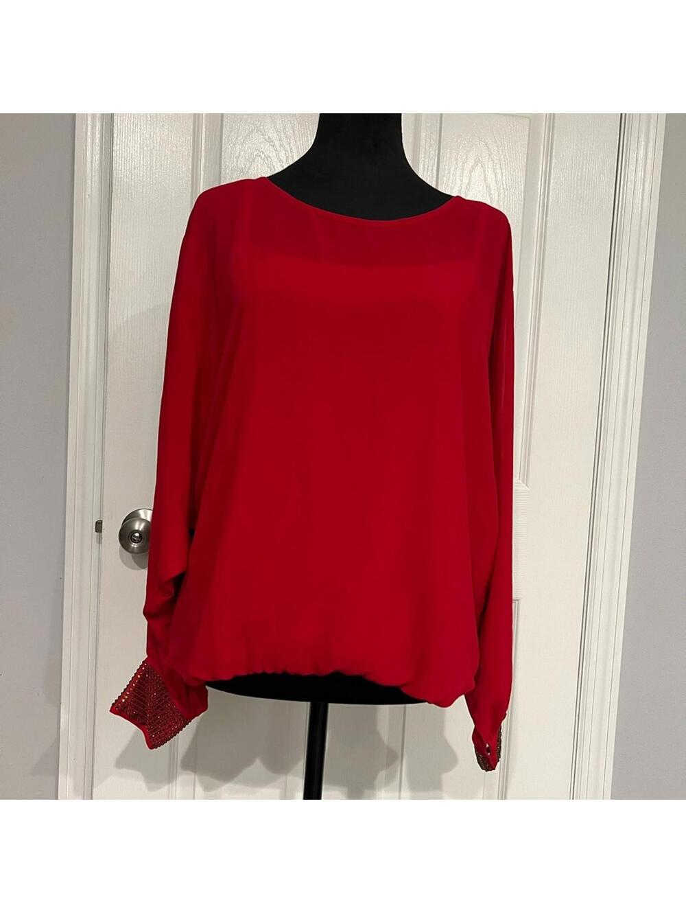 Women’s Long Sleeve Blouse | iZ Byer | Size Medium